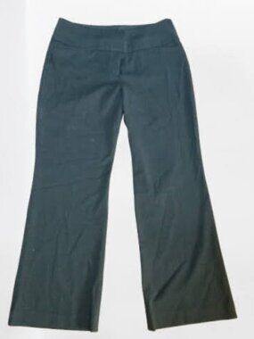 womans size 8 black wide leg office pant from Express